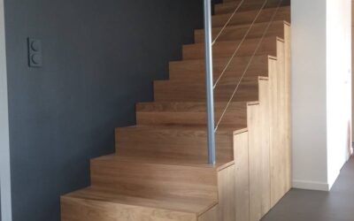 Fabrication d’un escalier sur mesure près d’Annecy